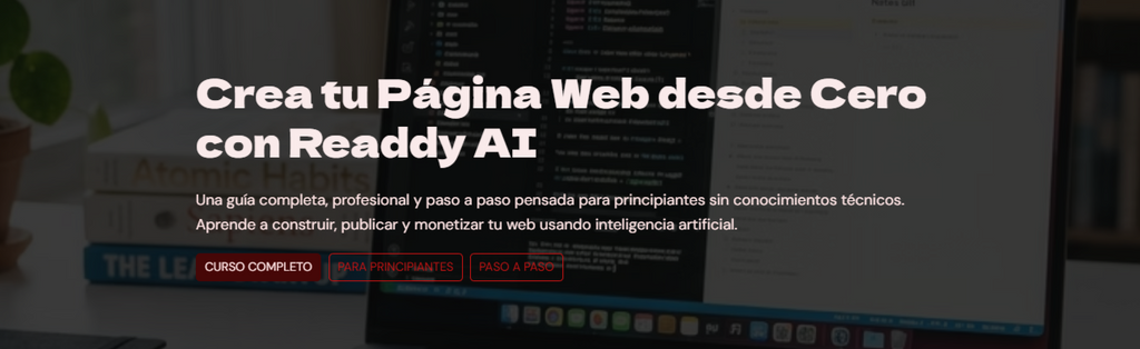 Crea tu página web en minutos