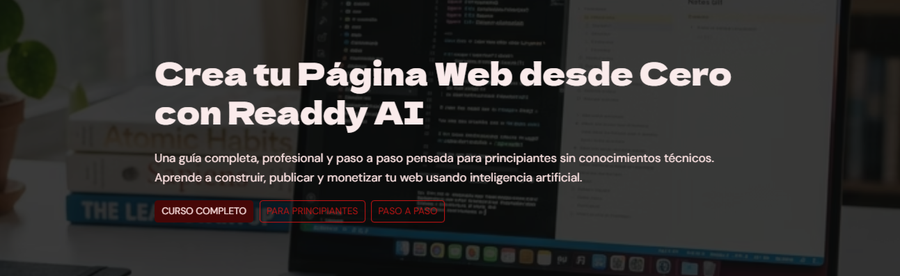 Crea tu página web en minutos