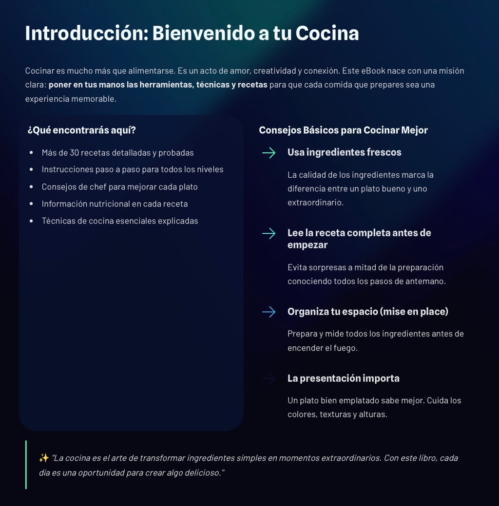 Cocina casera 1