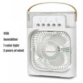Ventilador nuevo 3 en 1, aire acondicionado, refrigerador de aire pequeño para el hogar, luz LED nocturna, humidificador portátil, ventilador de ajuste de aire, ventilador para oficina y hogar